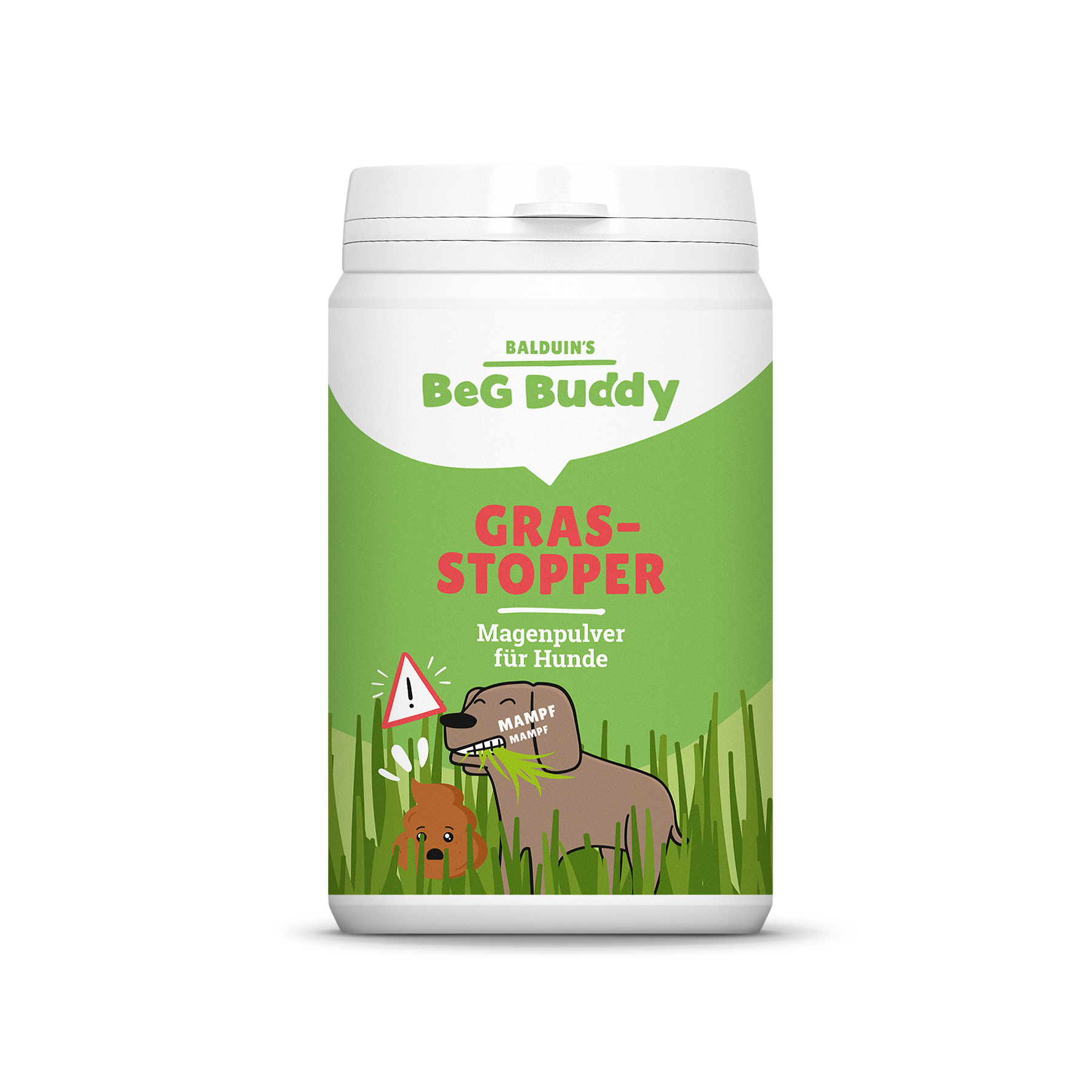 Balduins BeG Buddy - Gras-Stopper, Magenpulver für Hunde Balduins BeG Buddy - Gras-Stopper, Magenpulver für Hunde
